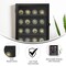 Flash Furniture Maverick 11x14 Solid Pine Medals Display Case w/3 Channel Grooved Removable Shelves in Black HMHD-23M014YBN1-BLK-1114-GG - alternate 4